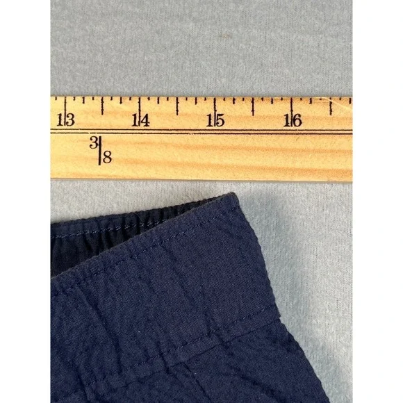 Vineyard Vines Seersucker Pull On Pleat Pants‎ Men's Medium Nautical Navy New